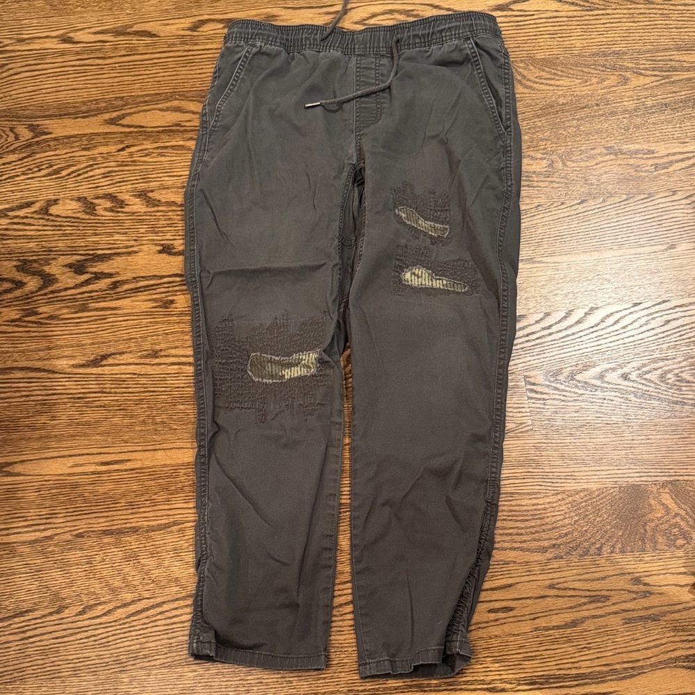 American Rag Dark Gray Distressed Joggers